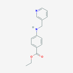 molecular formula C15H16N2O2 B183692 Ethyl 4-(pyridin-3-ylmethylamino)benzoate CAS No. 25927-68-8