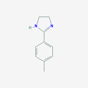molecular formula C10H12N2 B183705 2-(4-甲基苯基)-4,5-二氢-1H-咪唑 CAS No. 13623-58-0