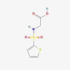 molecular formula C6H7NO4S2 B183725 2-(Thiophene-2-sulfonamido)acetic acid CAS No. 82068-09-5