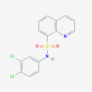 B183731 N-(3,4-Dichlorophenyl)-8-quinolinesulfonamide CAS No. 158729-28-3