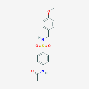 B183738 N-[4-[(4-methoxyphenyl)methylsulfamoyl]phenyl]acetamide CAS No. 5861-33-6