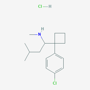molecular formula C16H25Cl2N B018374 Desmethylsibutramine hydrochloride CAS No. 84467-94-7