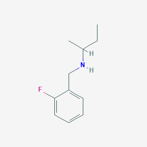 B183772 N-(2-fluorobenzyl)butan-2-amine CAS No. 893590-49-3