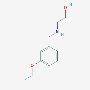 B183788 2-[(3-Ethoxybenzyl)amino]ethanol CAS No. 889949-65-9