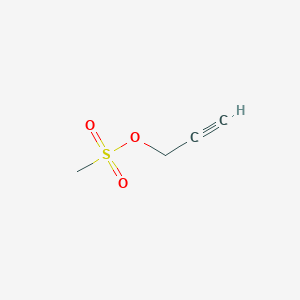 molecular formula C4H6O3S B018381 丙炔基甲磺酸酯 CAS No. 16156-58-4