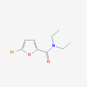 molecular formula C9H12BrNO2 B183826 5-溴-N,N-二乙基-2-呋酰胺 CAS No. 57785-35-0