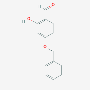 molecular formula C14H12O3 B183881 4-(苄氧基)-2-羟基苯甲醛 CAS No. 52085-14-0