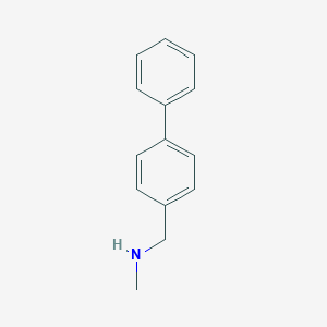 molecular formula C14H15N B183885 N-(1,1'-biphenyl-4-ylmethyl)-N-methylamine CAS No. 110931-72-1