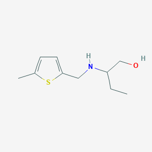 B183887 2-{[(5-Methyl-2-thienyl)methyl]amino}-1-butanol CAS No. 869943-08-8
