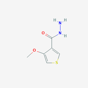 molecular formula C6H8N2O2S B183907 4-Methoxythiophene-3-carbohydrazide CAS No. 125605-39-2