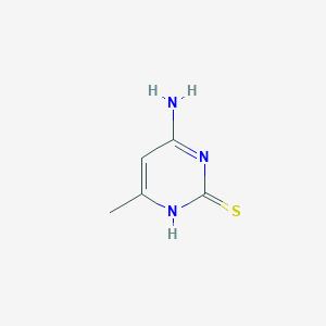 molecular formula C5H7N3S B183926 4-Amino-6-methylpyrimidine-2-thiol CAS No. 89180-08-5