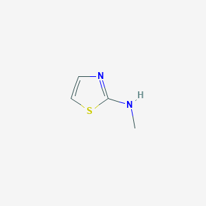 molecular formula C4H6N2S B183934 N-methyl-2-Thiazolamine CAS No. 6142-06-9