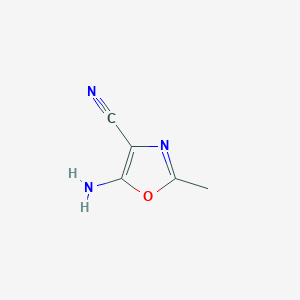 B183949 5-Amino-2-methyloxazole-4-carbonitrile CAS No. 5098-16-8