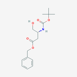 molecular formula C16H23NO5 B183967 Boc-D-aspartinol 4-Benzyl Ester CAS No. 182748-72-7