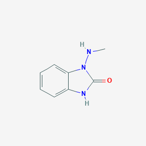 molecular formula C8H9N3O B018398 1-(Methylamino)-1H-benzo[d]imidazol-2(3H)-one CAS No. 102616-94-4