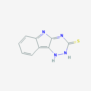 molecular formula C9H6N4S B184002 5H-[1,2,4]三嗪并[5,6-b]吲哚-3-硫醇 CAS No. 28668-95-3