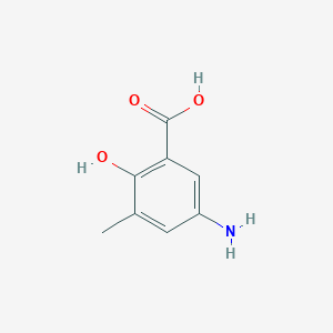 molecular formula C8H9NO3 B184014 5-氨基-2-羟基-3-甲基苯甲酸 CAS No. 6265-14-1