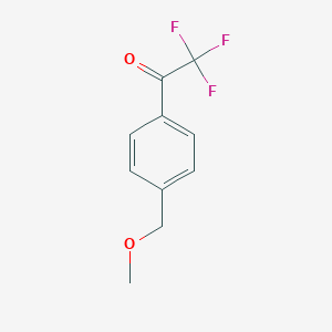 molecular formula C10H9F3O2 B018402 2,2,2-Trifluoro-1-(4-methoxymethylphenyl)ethanone CAS No. 107745-32-4