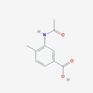 molecular formula C10H11NO3 B184020 3-Acetamido-4-methylbenzoic acid CAS No. 6946-14-1