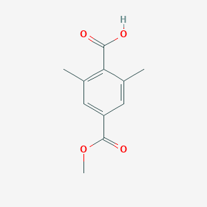 molecular formula C11H12O4 B184023 4-(Methoxycarbonyl)-2,6-dimethylbenzoic acid CAS No. 7498-53-5