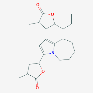 molecular formula C22H29NO4 B184040 Bisdehydroneotuberostemonine CAS No. 106861-40-9