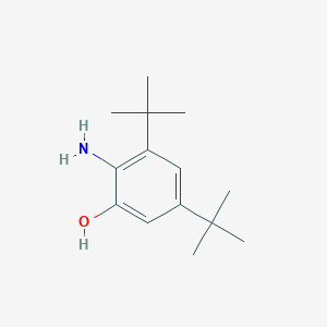 molecular formula C14H23NO B184042 2-氨基-3,5-二叔丁基苯酚 CAS No. 24973-57-7