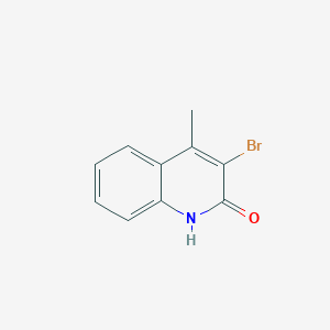molecular formula C10H8BrNO B184049 Carbostyril, 3-bromo-4-methyl- CAS No. 37778-22-6