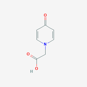 molecular formula C7H7NO3 B184055 (4-oxopyridin-1(4H)-yl)acetic acid CAS No. 45965-36-4