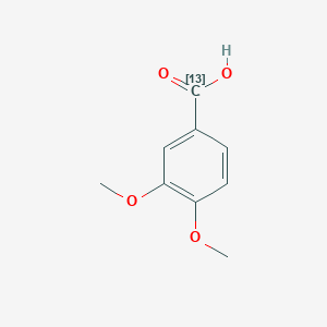 molecular formula C9H10O4 B018406 3,4-Dimethoxy[7-13C]-benzoic Acid CAS No. 90140-57-1