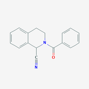 molecular formula C17H14N2O B184062 2-benzoyl-3,4-dihydro-1H-isoquinoline-1-carbonitrile CAS No. 62172-57-0