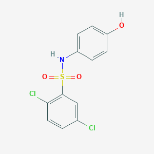 molecular formula C12H9Cl2NO3S B184080 2,5-二氯-N-(4-羟基苯基)苯磺酰胺 CAS No. 88522-17-2