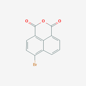 molecular formula C12H5BrO3 B184087 1H,3H-萘并[1,8-cd]吡喃-1,3-二酮，6-溴- CAS No. 81-86-7