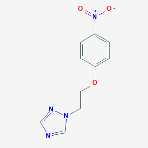 B184097 1-[2-(4-Nitrophenoxy)ethyl]-1,2,4-triazole CAS No. 210364-77-5