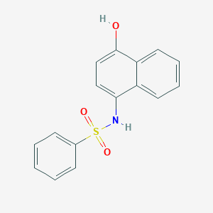 molecular formula C16H13NO3S B184098 N-(4-hydroxynaphthalen-1-yl)benzenesulfonamide CAS No. 36942-42-4
