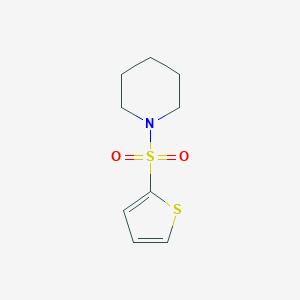 molecular formula C9H13NO2S2 B184101 1-(Thiophen-2-ylsulfonyl)piperidine CAS No. 53442-04-9