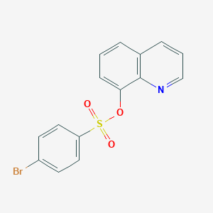 molecular formula C15H10BrNO3S B184105 Quinolin-8-yl 4-bromobenzenesulfonate CAS No. 61430-85-1