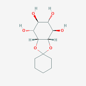 molecular formula C12H20O6 B184118 Hexahydrospiro[1,3-benzodioxole-2,1'-cyclohexane]-4,5,6,7-tetrol CAS No. 22144-55-4