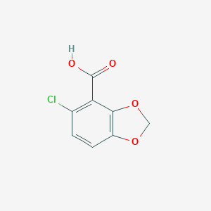 molecular formula C8H5ClO4 B184125 5-Chloro-1,3-benzodioxole-4-carboxylic acid CAS No. 379229-83-1