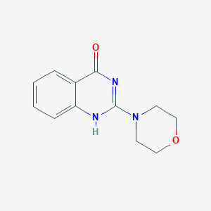 molecular formula C12H13N3O2 B184128 4(3H)-Quinazolinone, 2-morpholino- CAS No. 33080-91-0