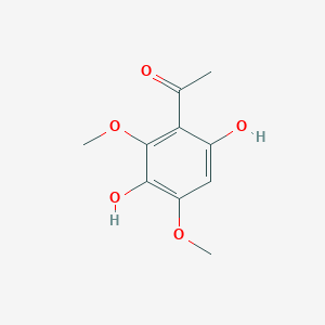 molecular formula C10H12O5 B184147 1-(3,6-二羟基-2,4-二甲氧基苯基)乙酮 CAS No. 6962-57-8