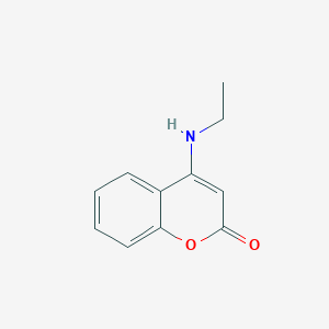 molecular formula C11H11NO2 B184159 4-(Ethylamino)chromen-2-one CAS No. 132815-41-9