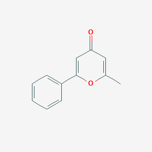 molecular formula C12H10O2 B184173 2-Methyl-6-phenyl-4H-pyran-4-one CAS No. 1013-99-6