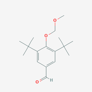 molecular formula C17H26O3 B184179 3,5-Di-tert-butyl-4-(methoxymethoxy)benzaldehyde CAS No. 151166-75-5