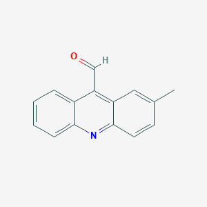 molecular formula C15H11NO B184190 2-Methylacridine-9-carbaldehyde CAS No. 70401-29-5