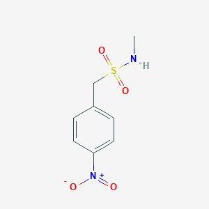 molecular formula C8H10N2O4S B184191 N-甲基-1-(4-硝基苯基)甲磺酰胺 CAS No. 85952-29-0