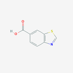 molecular formula C8H5NO2S B184203 苯并噻唑-6-羧酸 CAS No. 3622-35-3