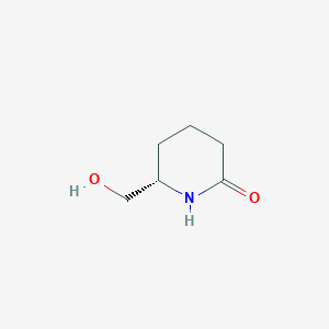 B184209 (S)-6-(Hydroxymethyl)piperidin-2-one CAS No. 128726-47-6