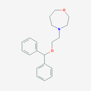 molecular formula C20H25NO2 B018421 Linadryl H CAS No. 19732-39-9