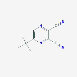 molecular formula C10H10N4 B184223 5-(叔丁基)吡嗪-2,3-二腈 CAS No. 51440-69-8