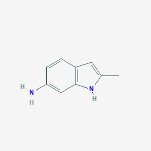 molecular formula C9H10N2 B018423 2-Methyl-1h-indol-6-amine CAS No. 102308-53-2